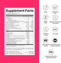 The Absorption Company Energy Drink Powder Mix Packets – Clean Energy Booster to Support Alertness with 150mg Natural Caffeine & Vitamin C – Fruit Punch Flavor, 28 Sticks