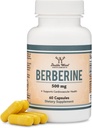 Berberine Supplement 500mg, 60 Capsules (Third Party Tested, Non-GMO, Gluten Free, Vegan Safe) AMPK Activator - Berberine HCL for Cardiovascular Health by Double Wood