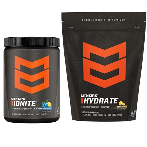 MTN OPS Idite Blue Raspberry Lemonade + Hydrate Lemonade Bundle