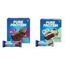Pure Protein 12 Greve Galaktiske Brownie & Chokolade Mint Cookie Protein Bars Bundle 124; 20g & 19g High Protein Buddy 124; Gluten Free Buddy 124; Pre & Post Workout Buddy 124; Lavsukker