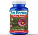 Hendes Essence Kvinder Probiotik for Gut Sundhed, Prebiotika og Probiotika for kvinder fordøjelsesmæssig sundhed & pH balance, immunforsvar og Gut Sundhed, Flora Balance, Gluten & Soy Free, 60 Kapsler