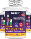 NuBest Tall Kids - Toddlers Vitaminer og Kids Vitaminer til alderen 2 til 9 - Support Knoglerstyrke, Samlet Sundhed og Immunitet - Animal Shapes - 270 Chewable Berry Tablets