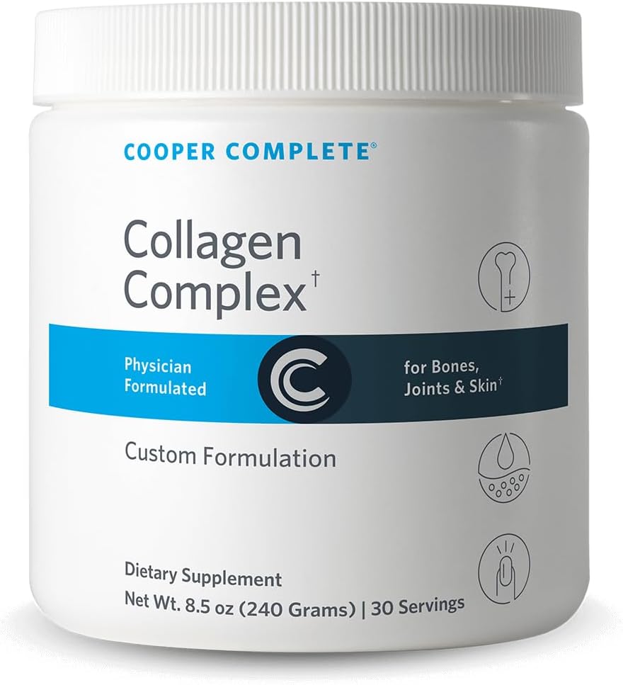 Cooper Complete Collagen Complex med C-vitamin, Magnesium og hyaluronsyre. 30 Tjenester
