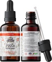 Yucca Tincture, Organic Yucca Extract (Yucca Glauca) Tørret rodurt tillæg, Non- GMO i cold- presset økologisk vegetabilsk glycerin, 700 mg, 2 oz (60 ml)