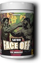 Ekkovision Pre Workout Satori Face Off med Tingle, Ananasflaske, Preworkout for mænd, Pre Workout Powder, Energi, Fokus, Performance Support til Gym, Vægtløftning, Løbetræning, Uddannelse, 40 Servere