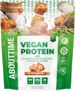 Om tid Vegansk protein pulver 20g Saltet Caramel, naturlige ingredienser, non-GMO, Plant baseret, Gluten Free, Soy Free, Dairy Free, 32 Servering