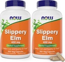 Nu Slippery Elm 400 mg, 300 vegetariske kapsler (pakke med 2)