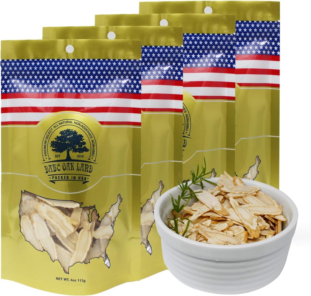 American Ginseng Slices from Wisconsin (Sliced Ginseng Root Wisconsin Grown!Most People Use It to Make Ginseng Tea! Good for Health! 花旗参片/西洋参片 （Sliced Ginseng Root） 113g/Bag
