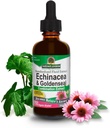 Naturens svar Echinacea & Goldenseal med organisk alkohol, 2-fluid ounces