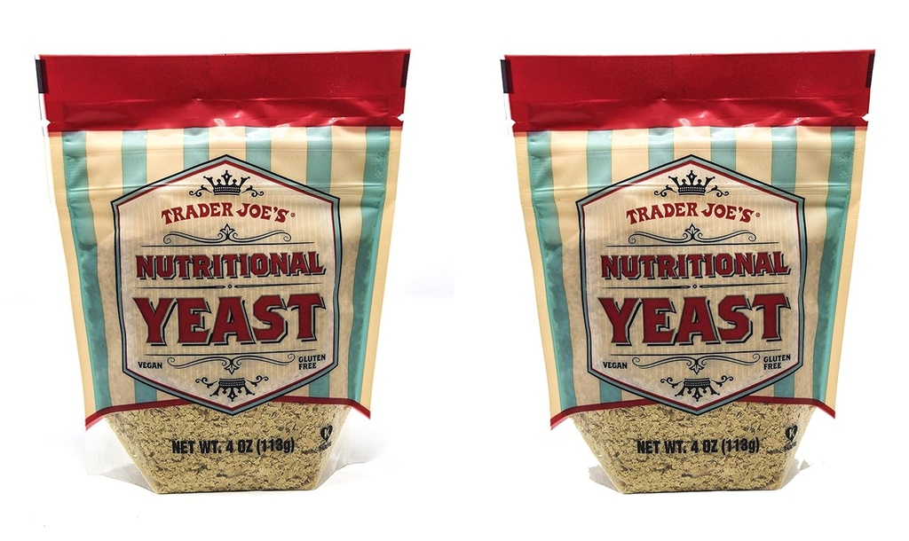 Trader Joes Nutritional Gær - Vegan, Glutenfri, 4 Ounce - PACK OF 2