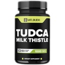 WELBUDA 1000mg Tudca tillæg med mælk Thistle Extract - 60 Veganske kapsler - Støtte til immunsystem, fordøjelse sundhed, organ rensning & hjerne sundhed