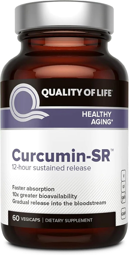Livskvalitet Curcumin- SR - Sund aldring, Inflammation Support - 60 Vegicaps