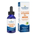 Nordic Naturals Plant- Based Vitamin D3 Liquid - 1 oz - 1000 IE Vitamin D3 - Sunde knogler, Mood & immunsystem funktion - Non- GMO, Vegan - 60 Servering