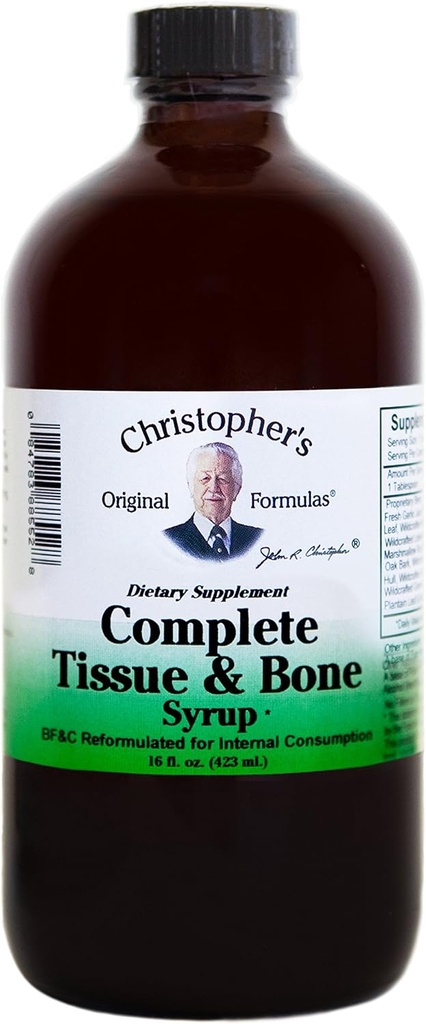 Dr Christopher's Formula Complete Tissue and Bone Syrup, 16 Ounce