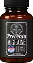 Preventa Migraine Relief Supplement - PA- Free Butterbur, Magnesium, Riboflavin, Feverfew - Daglig forebyggelse af hovedpine - 60 kapsler