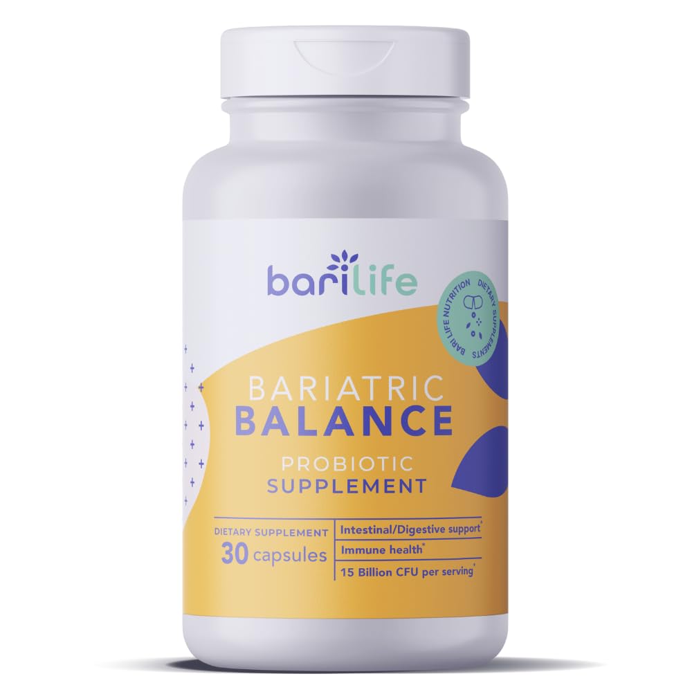 Bari Life Probiotisk supplement, post- Op Bariatric Probiotika til fordøjelse, 30 Let at synke kapsler, 15 milliarder CFU