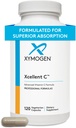 XYMOGEN Xcellent C - højdosis C-vitamin tillæg med BioPerine for forbedret absorption - Bufferet for at minimere GI- upset - immunsupport + antioxidanter supplement (120 kapsler)