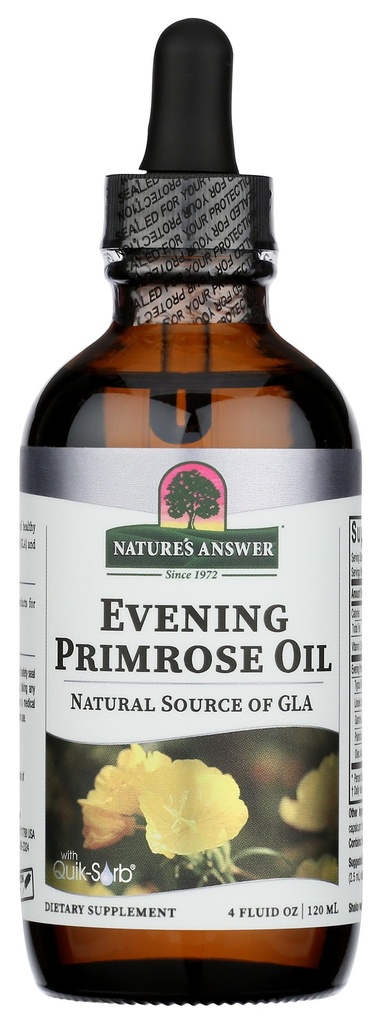 Naturens svar flydende aften Primrose Oil 4oz Flydende • 124; Kold presset • 124; Essential alle naturlige fugtighedscreme til hår, hud, negle • 124; Rosacea Psoriasis • Eksem • Relief • 124; Enkelt tal