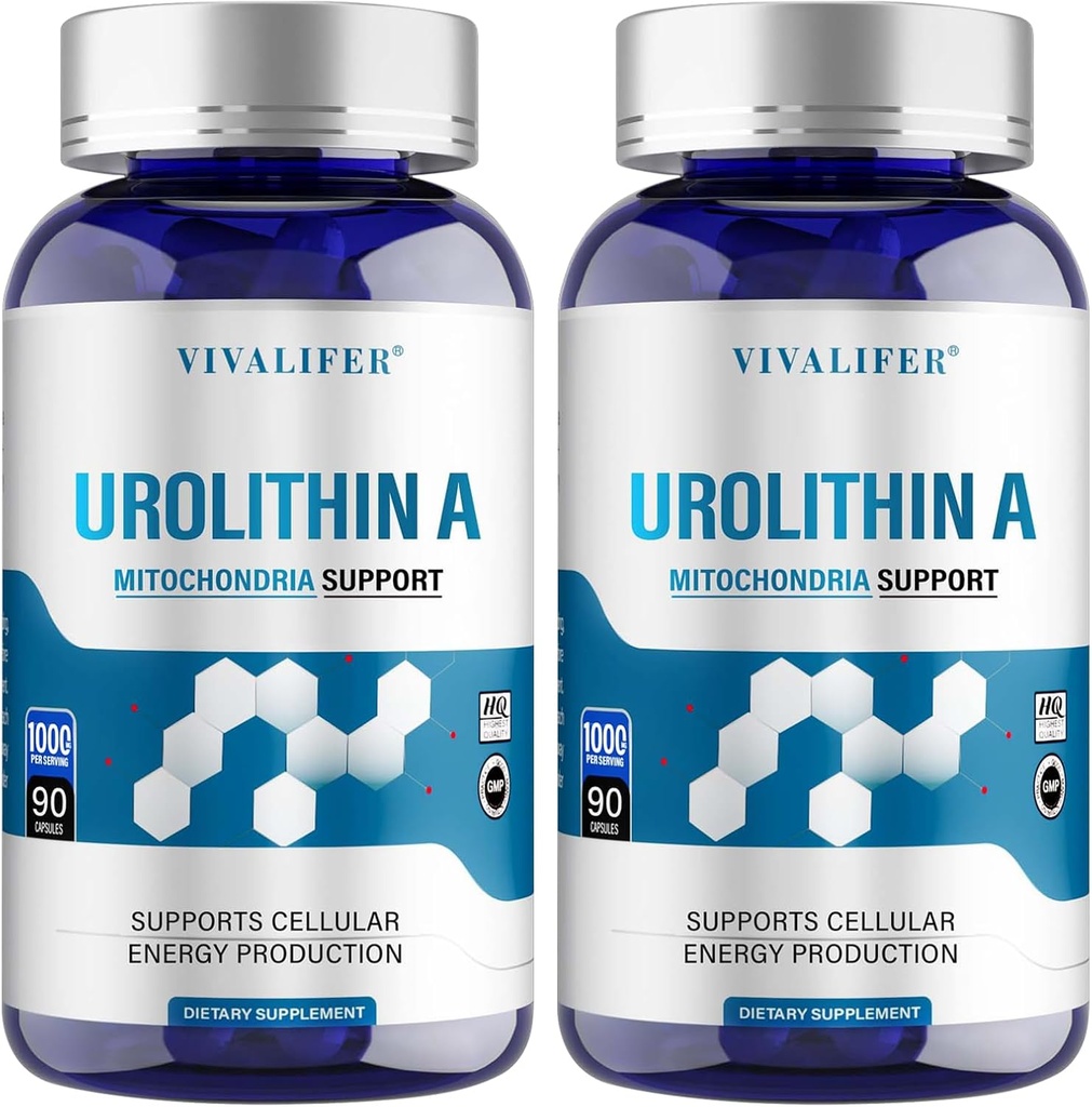 Urolithin A Supplement 1000 mg, 180 Softgel kraftfuld antioxidant beskyttelse, fremme sund aldring & Mitokondriel sundhed og Cell reparation støtte til mænd og kvinder