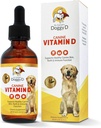 Doggyd Vitamin D3 Væske til hunde Katte, 60ml, 60 Tæl ved 1 ml dosis