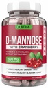 Naturlige D-Mannose Kapsler 4-in-1 Formel - 120 CAPS, 1500 MG Cranberry, Mælkebøtte, Hibiscus Flower Extract, piller til støtte Bregen og Urinary Tract Sundhed