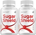 Sugar Shield Supplement, Sugar Shield Pills, Sugar Shield Extra Strength Formel, Sugar Shield Advanced Formel Kapsler, Sugar Shield Natural Pills (2 Pack - 120 Kapsler)