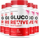 (5 Pack) Gluco Revive - Gluco Revive, Gluco Revive piller, GlucoRevive support, GlucoRevive kapsler, Gluco Revived All Natural Premium Formel, Gluco Revive piller anmeldelser, 150 kapsler til 5 måneder