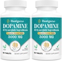 Natural Dopamin Supplement - Gluten- Free - 90 tabletter (pakke med 2)