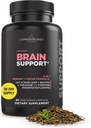 Livingood Daily Brain Supplements for Memory & Focus, Nootrop Pills med Bacopa, L Theanine, L Tyrosine, Aminosyrer & mere, Kognitiv støtte til mænd og kvinder, Vegan, Gluten Free, 60 Kapsler