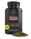 Livingood Daily Brain Supplements for Memory & Focus, Nootrop Pills med Bacopa, L Theanine, L Tyrosine, Aminosyrer & mere, Kognitiv støtte til mænd og kvinder, Vegan, Gluten Free, 60 Kapsler