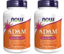 Nu fødevarer: Adam Superior Mænds Multiple Vitamin, 90 vcaps pakke med 2