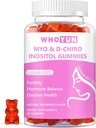 Inositol Gummies Sugar Free, Myo- Inositol & D- Chiro Inositol 40: 1 Ratio Supplement for kvinder, Fertilitet, Hormonbalance, Ovarie Health, 60 Tæl