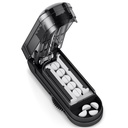 DEPAD Pill Cutter Splitter til skæring af flere piller, justerbar Pill Cutter Splitter til små og små piller med Nøjagtig tilpasning, til små eller store tabletter med Sharp Safe Blade