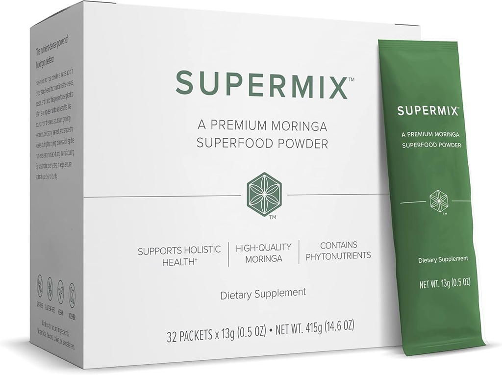 Zija SuperMix Moringa Oliefera Detox Kosttilskud - 32 Sachels - 1,4 lbs