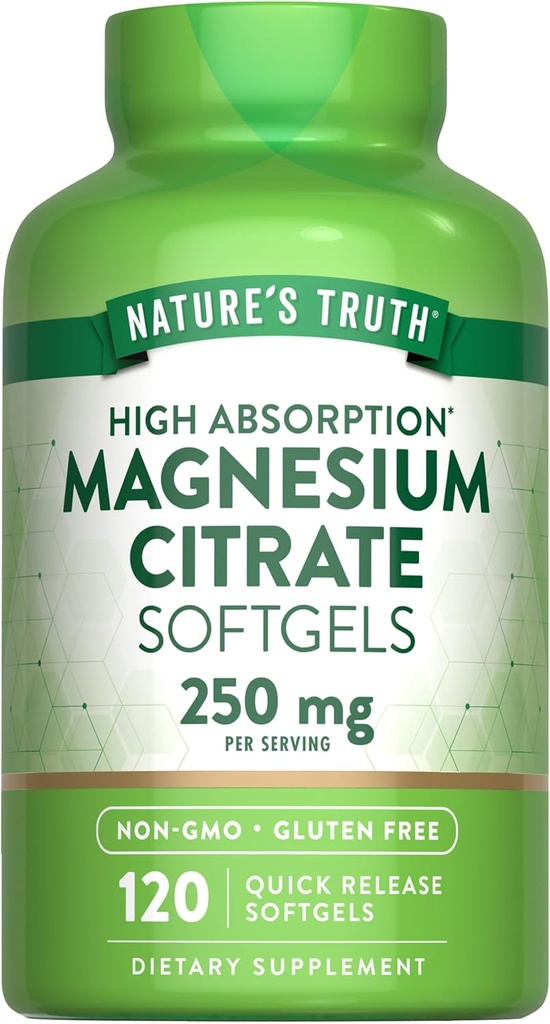 Nature 's Truth Magnesium Citrate Softgels