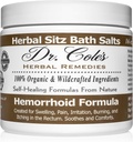 Dr. Cole 's Herbal Sitz Bath Soak - Økologisk Plante-Based Bath Salte til Comfort og Afslapning - Gentle, Natural Formel - (Hvid)
