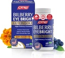 Bilberry Eyebright Extract Gold - for Træthed & Blurry Vision - Eye Vitamin med Bilberry Lutein og Zeaxanthin Kosttilskud til Eye Klarhed - Halal - 60 Kapsler