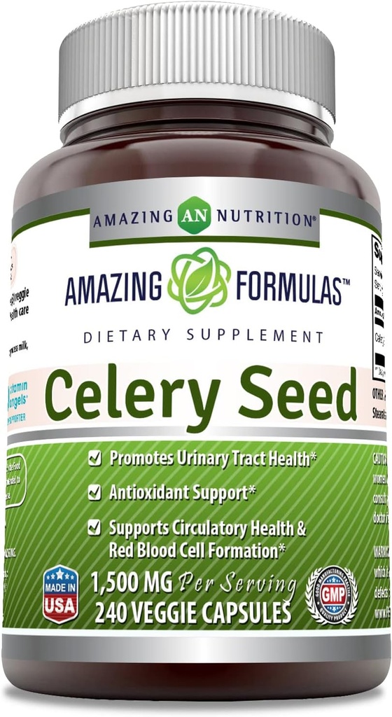 Amazing formulas Sellery Seed Extract Supplement: 124; 1500 Mg