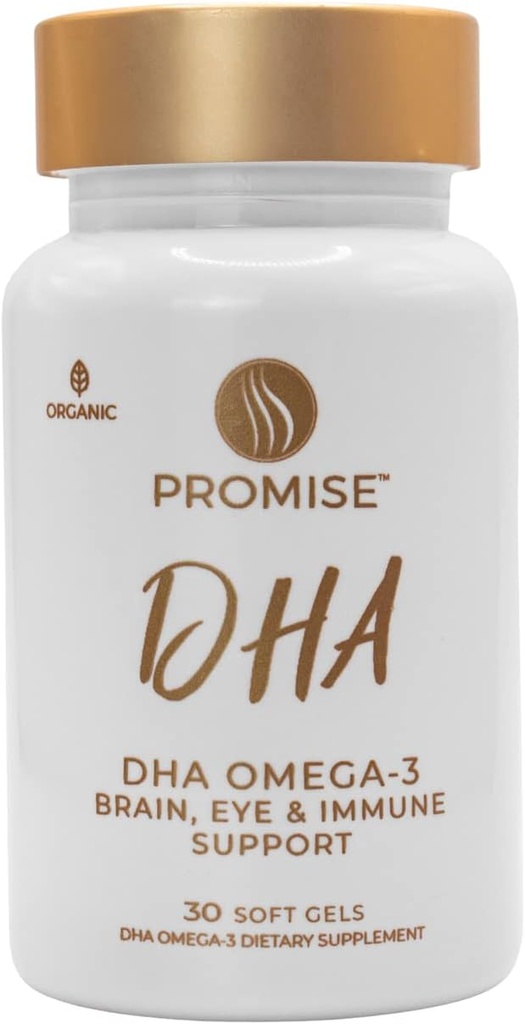 Lower Prenatal DHA - Pharmaceutical Grade Omega-3 DHA (3 måneders forsyning) Once- Daily Strawberry Flavored softgel med 290 mg DHA. Alle naturlige prenatal DHA for Baby hjerne og øje udvikling