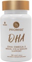 Lower Prenatal DHA - Pharmaceutical Grade Omega-3 DHA (3 måneders forsyning) Once- Daily Strawberry Flavored softgel med 290 mg DHA. Alle naturlige prenatal DHA for Baby hjerne og øje udvikling