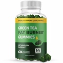 Green Tea Fat Burner Gummies for Weight Losh 124; Metabolisme Boost & Appetit Suppressant med Green Coffee Bean og Garcinia Cambogia Buddy 124; piller til at brænde Belly Fat for kvinder & mænd af Nobi Nutrition