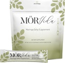 Mörvida Daily Supplement - Moringa Oleifera fra The Himalayas - Højt i C-vitamin, Calcium & Protein -Rig i mineraler, Protein & Mere - 30 Sachets