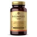 Solgar B- Complex "100", 100 Vegetabilske kapsler - Nervesystemet support - Understøtter energi Metabolisme - Non-GMO, Vegan, Gluten Free, Dairy Free, Kosher - 100 Servere