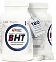 Engroshandel Nutrition BHT supplement kapsler - 250 mg Potent Antioxidant - Non-GMO, Gluten- Free - Enhance Oil / Fat Preservation - Pure Butyleret Hydroxytoluen til fødevarer / olier - 180 Kapsler