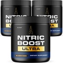 LIVORKA (3 Pack) Nitric Boost - Nitric Boost Ultra Purple Powder til mænd, Nitric BoostUltra Powder, Boost Energy og støtte aktiv livsstil, 180 Servering til 3 Måneder