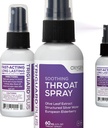 TriGuard Plus Throat Spray Budd124; Elderberry Extract, Olive Leaf Extract og kolloid Silver Water 3- in-1 immunstøtte Hals Spray Budd124; Kraftfuld immunsystem Booster Budding124; Great Taste, 2oz, Made in USA