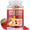 Organic Apple Cider Vincious Gummies for fordøjelse, Detox & Sund immunfunktion Support 124; 1000MG ACV Per Serving Budding 124; med moderen, B6-vitamin, B12 & Folate Budding 124; Vegan, Gluten- Free Buddy 124; 60 Gummies