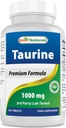 Bedste Naturals Taurine 1000 mg 250 tabletter - understøtter øje sundhed, sund cellulær aktivitet & kardiovaskulær sundhed