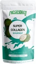 Frisk tørret Collagen Peptider & Soursop Powder - Understøtter sund hud, hår, negle, Joints, og Bones - Type I & III Grass- Fed Collagen med Probiotika - 20 Servere - 12,6 Ounces