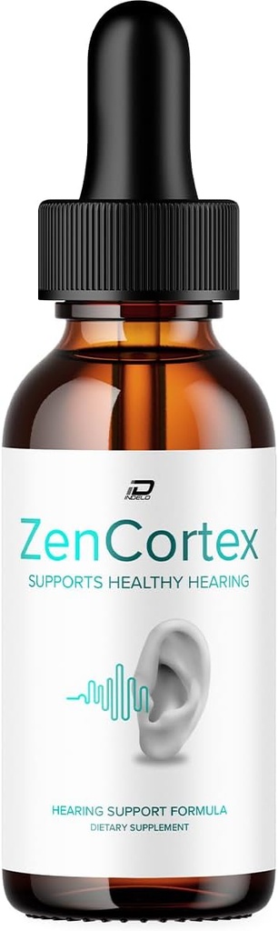 ZenCortex Tinnitus Ear Drops - ZenCortex 24, Zen Cortex Liquid Drops, ZenCortex Anmeldelser, ZenCortex Drops til Ear Relief (1 pakke - 1 måned Tilgang)